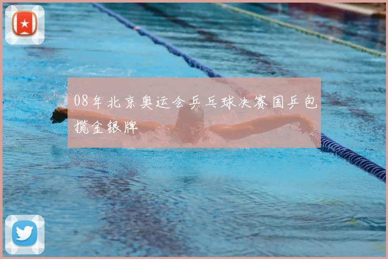 08年北京奥运会乒乓球决赛国乒包揽金银牌